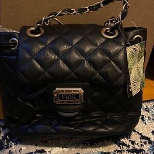 NWT Badgley Mischka Quilted Micro Backpack